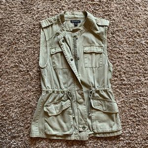 Olive Green Utility Vest